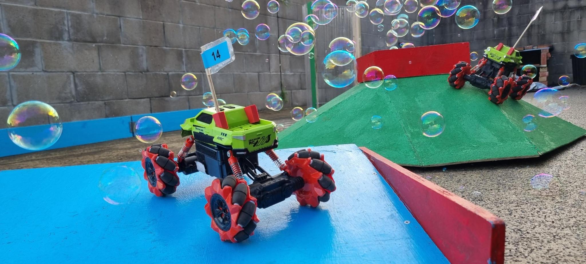 Krazy Kars history photo 3 – action shot from the arena